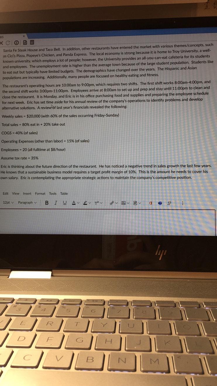 which features sizzling fajitas, nachos, tacos, burritos, and burgers. He has a