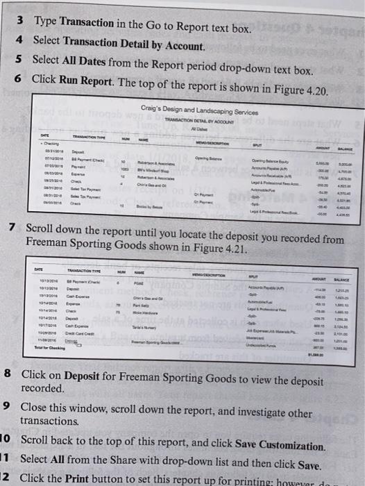 will also make a bank deposit. You have twofiles to submit for