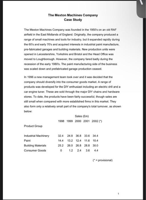  Question Apply decision analysis to the decision problem facing Mexton Machines