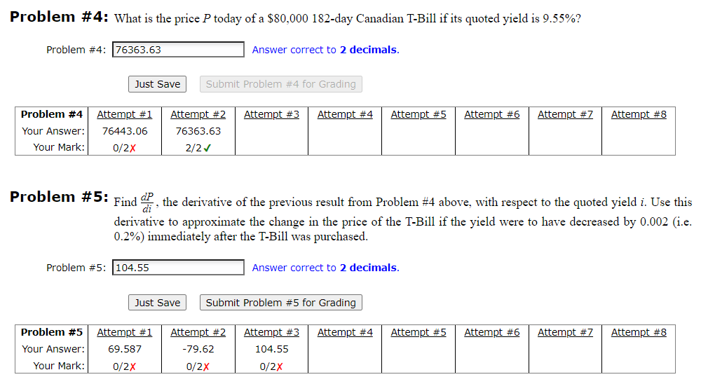 Problem 5 please Problem \#4: What is the price P today of