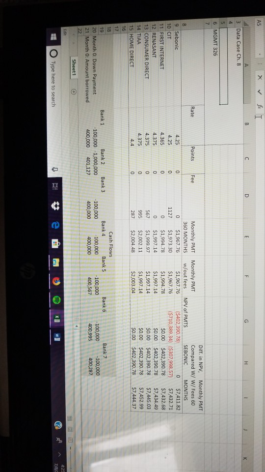 the red and questions at bottom please.. Chapter 8 Investment Decision Rules
