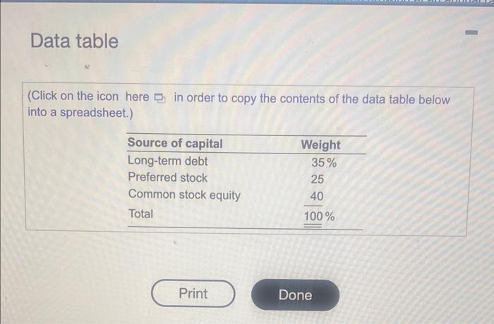  Data table (Click on the icon here in order to copy