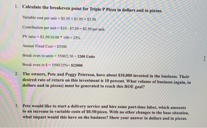 are planning their retirement. They have always enjoyed cooking and over the