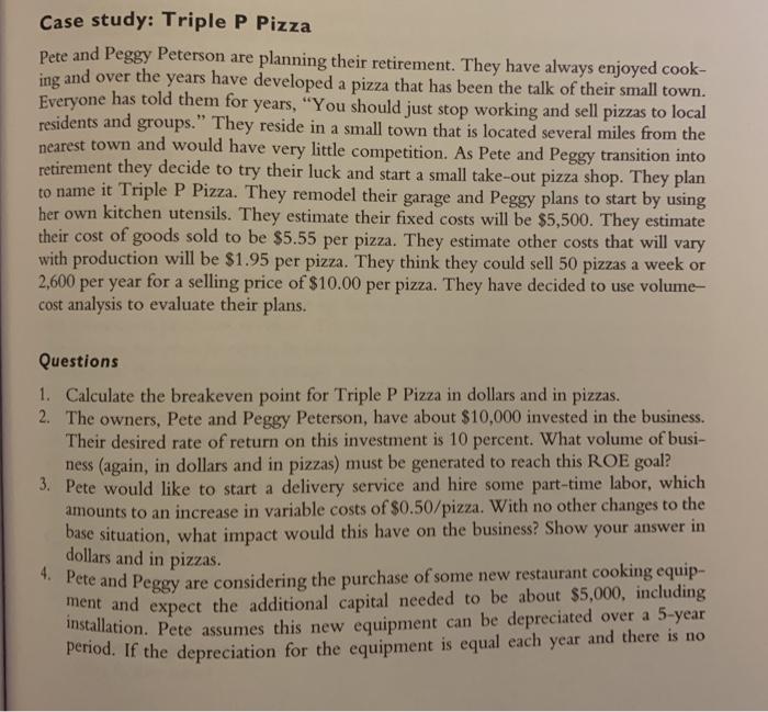 years have developed a pizza that has been the talk of their