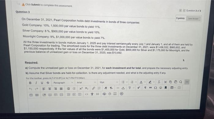  4 Click Submit to complete this assessment Question 3013 Question 3