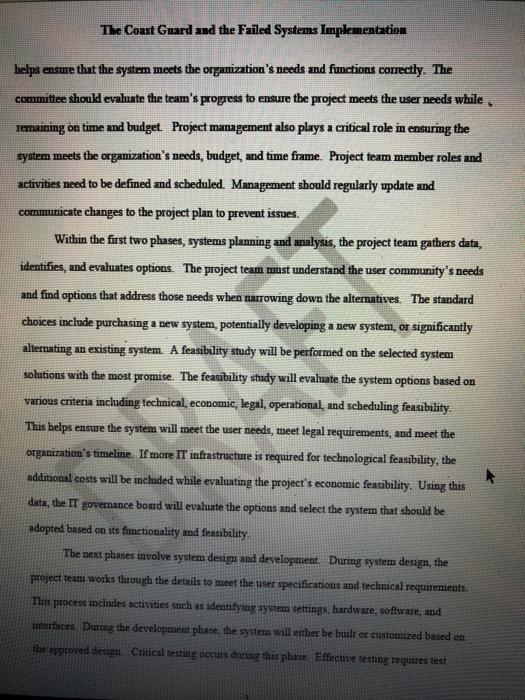 the US Coast Guard. For this post, you will need to use