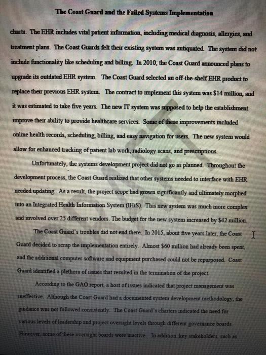 activities will not be considered. The information you need is in the