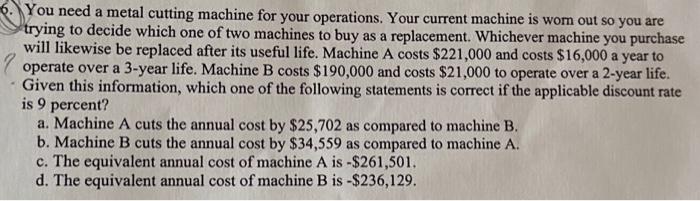 Please help show how to solve this using EAC formula and a