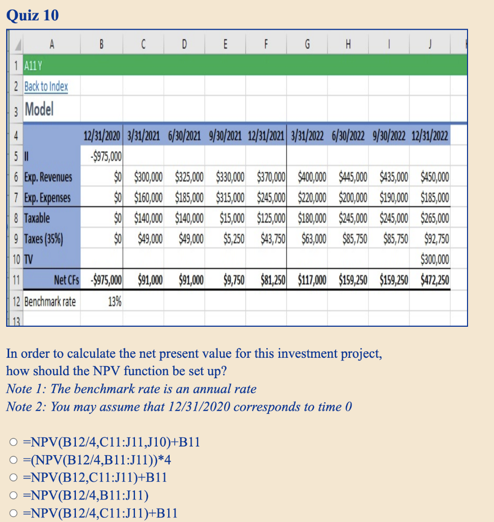 Quiz 10 A B C D E F G . 1