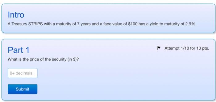 please answer ** use financial calculator or excel if needed Intro A