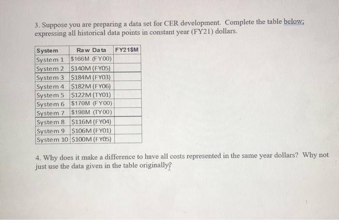 please explain through Excel steps taking. 3. Suppose you are preparing