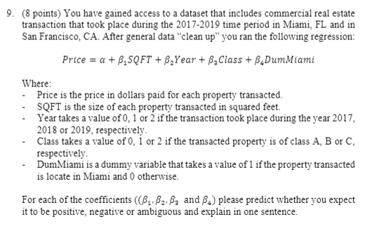 Second Part only #10 9. (8 points) You have gained access to