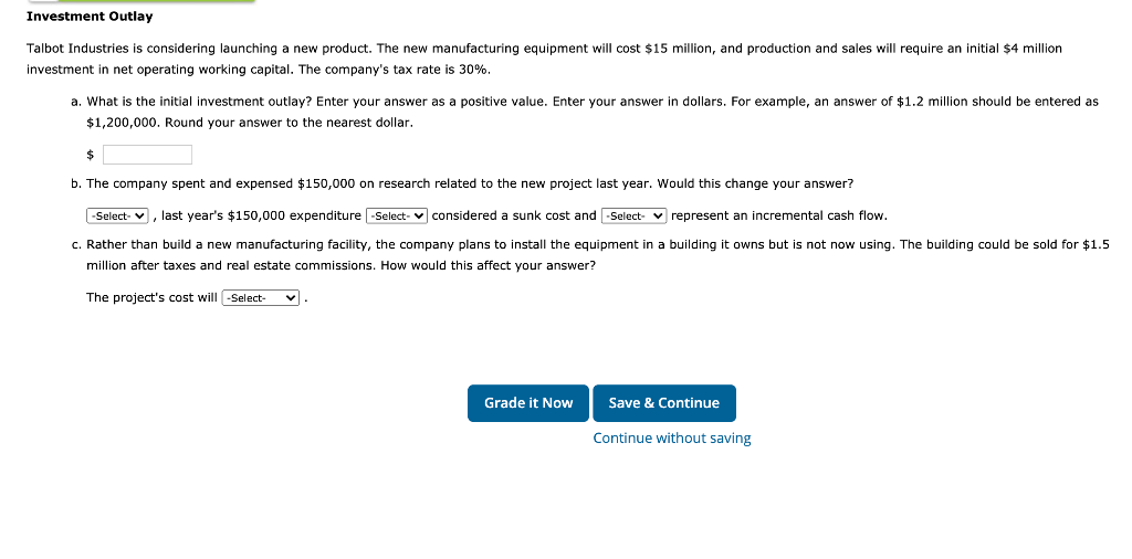 B options- First select is either (yeso) expenditure select options (is/ is