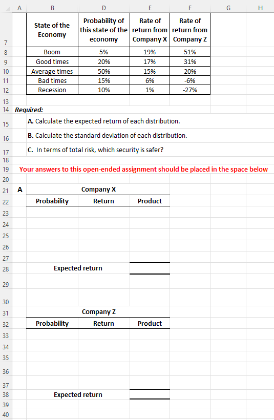 D 00 B I 7 8 B E F G Probability