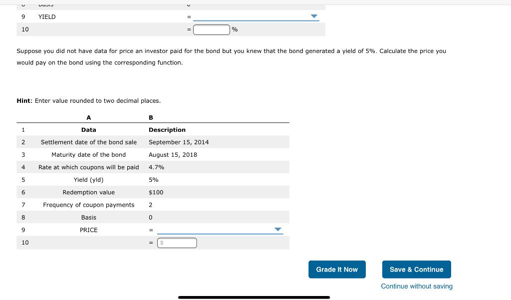 Data 2 Settlement date of the bond sale Description September 15, 2014