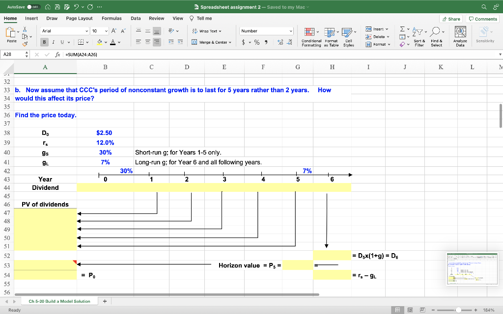 to my Mac Home Insert Draw Page Layout Formulas Data Review View