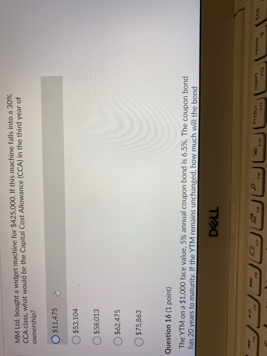  MM Ltd. bought a widget machine for $425,000. If this machine