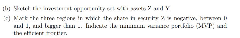 35% Correlation between the returns is 2. (a) Calculate the expected return