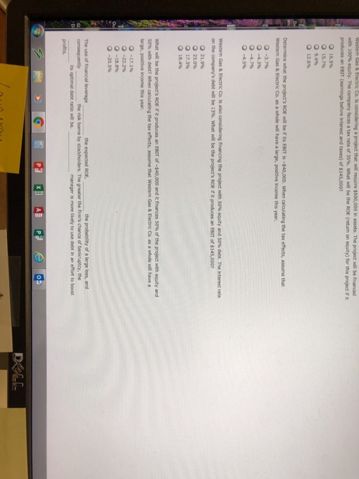  Co. is considering a project that will require $600,000 in assets.