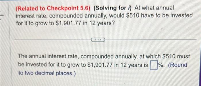 ) How many years will it take for $480 to grow to