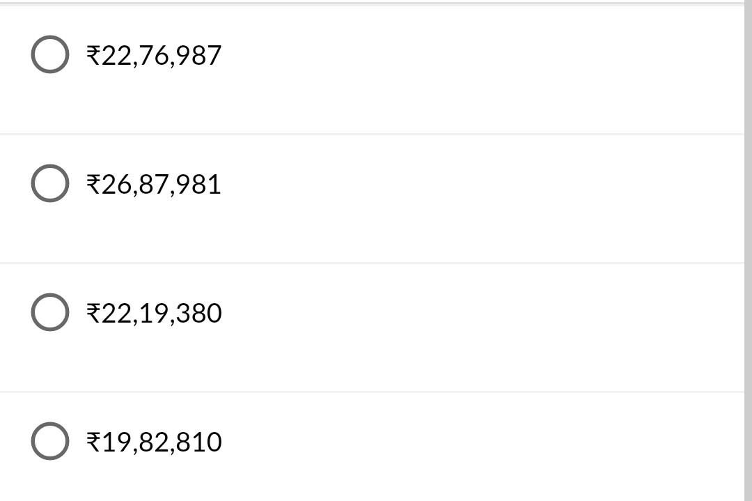 choose the correct answer these are the only given information if u