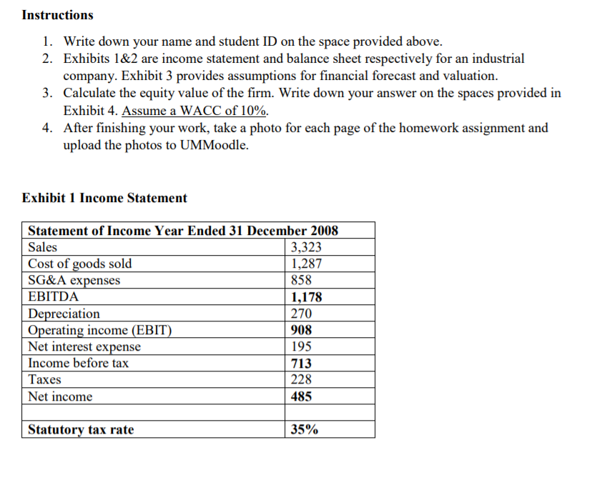  Use the first three forms to complete the form in question