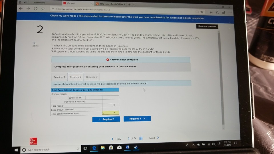  connect Bonds With A P Check my work mode : This