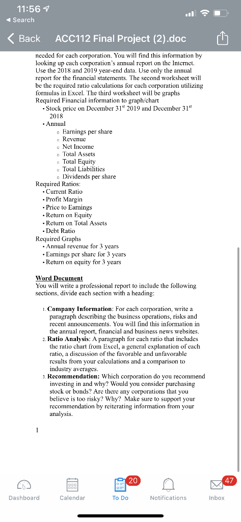 use the general concepts presented in this course to analyze real companies