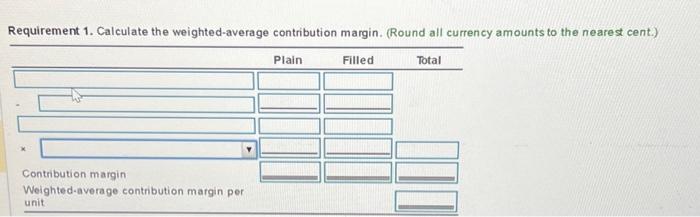 total variable cost of $1.36 per dozen. A dozen custard-filled donuts sells