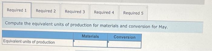 costing system. It manufactures a caulking compound that goes through three processing