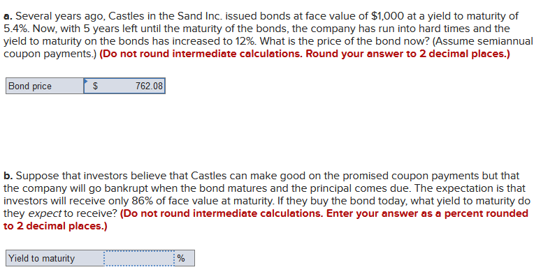 bond carries a coupon rate of 10.0%, has 9 years until maturity,