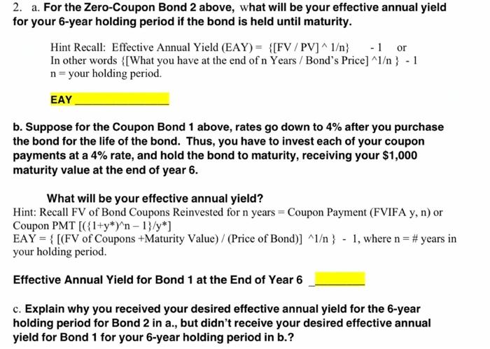 Please answer all parts This is the missing information 2. a. For