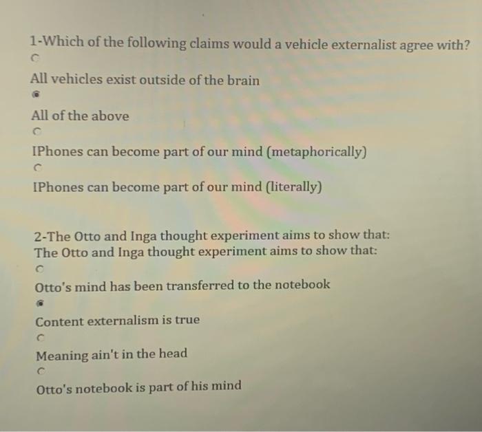 Please correct me if im wrong and explain, thanks! 1-Which of the