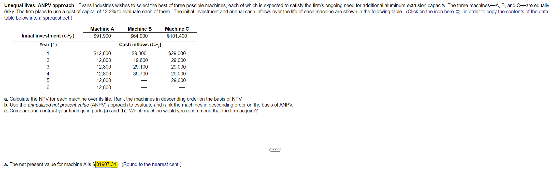 9 parts. The answer I have highlighted is wrong, please help &