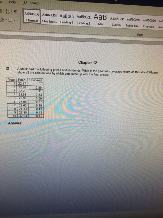  Help Search 1 c c No Spac... Heading 1 Heading 2