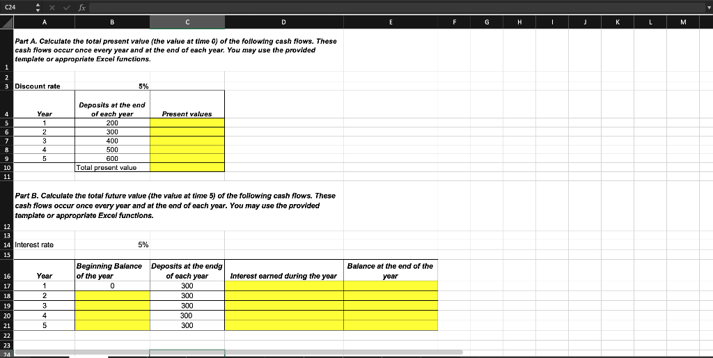 C24 X fx A B D E F F G H