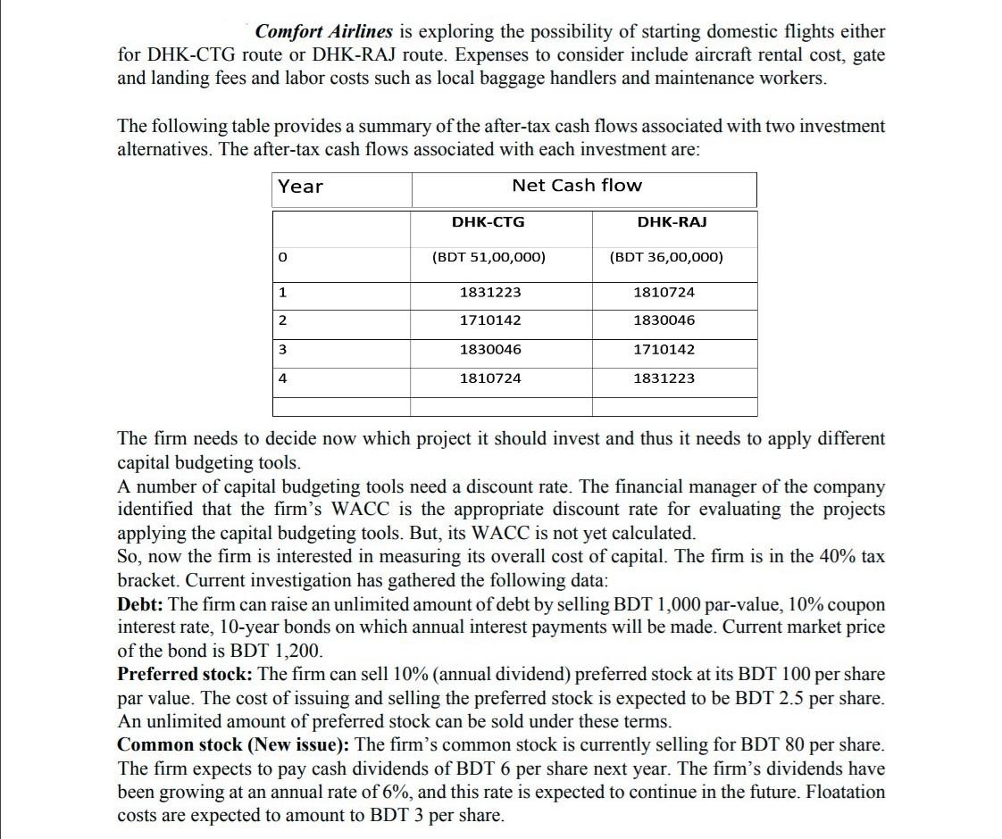 PROBLEM: CALCULATE THE PAYBACK PERIOD, NET PRESENT VALUE, INTERNAL RATE OF