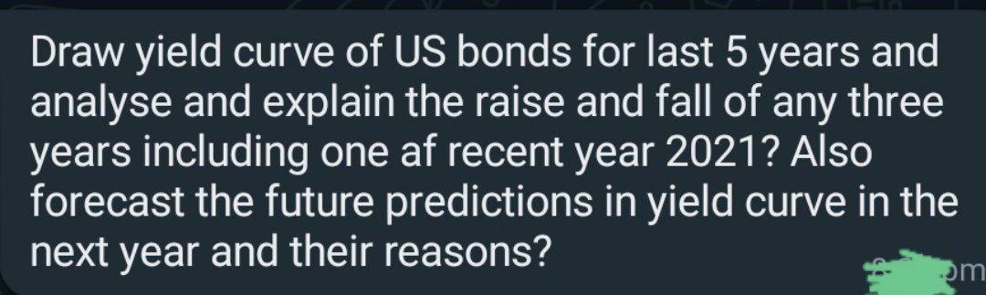 I need the answer as soon as possible Draw yield curve of