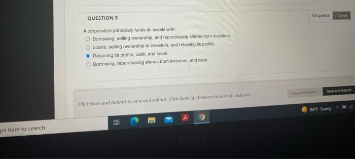 O Borrowing, selling ownership, and repurchasing shares from investors Loans, selling ownership