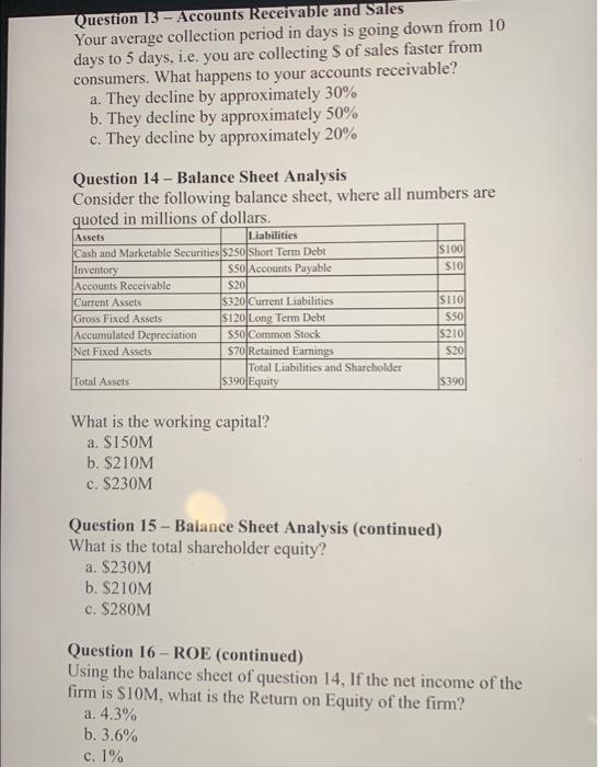  Your average collection period in days is going down from 10