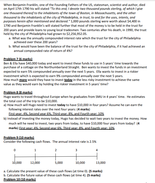 the financial markets into money markets and capital markets. a) Briefly define