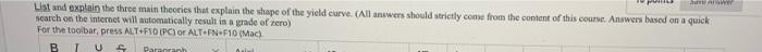  "P List and explain the three main theories that explain the