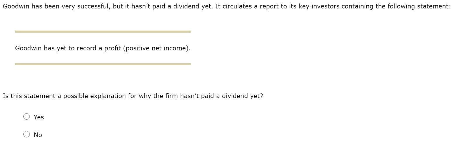 relatively young company, has been wildly successful but has yet to pay