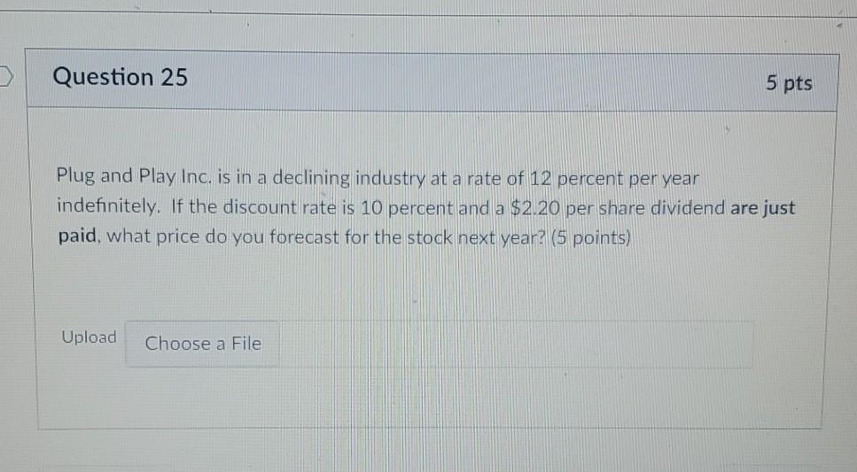 and a yield to maturity of 12 percent. What is its current