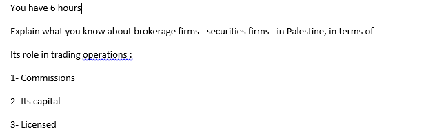  please help ,me?? You have 6 hours Explain what you know