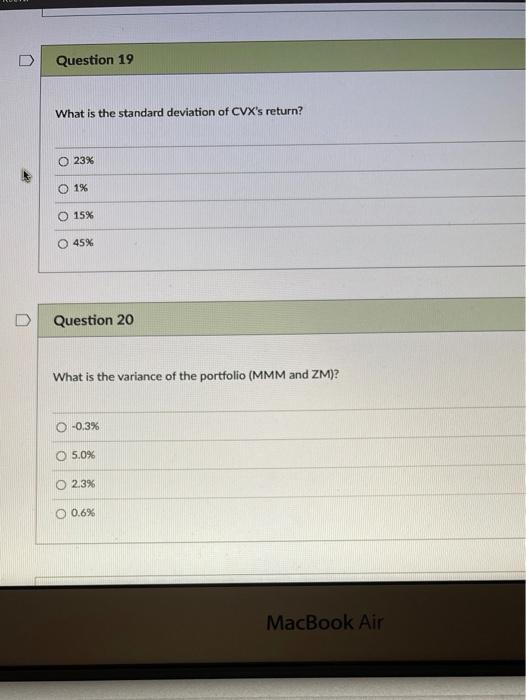 3M company (MMM) and Zoom (ZM) or in the other portfolio of