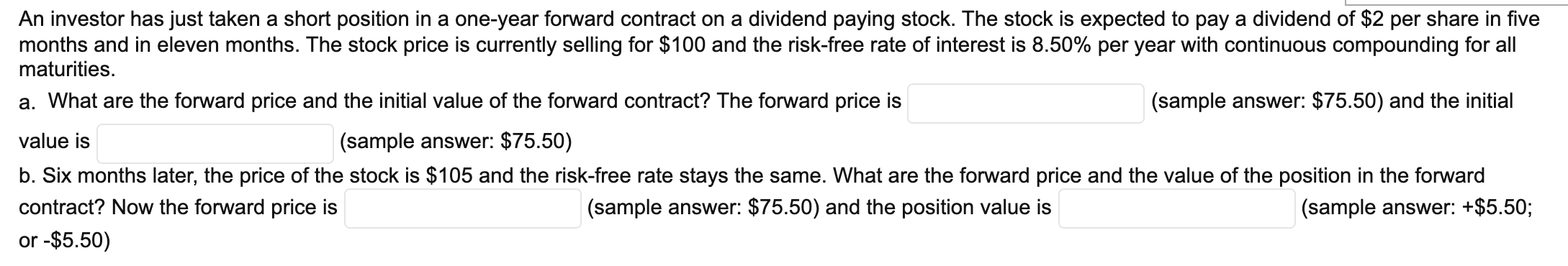  Please help; need correct answers to pass this class! An investor
