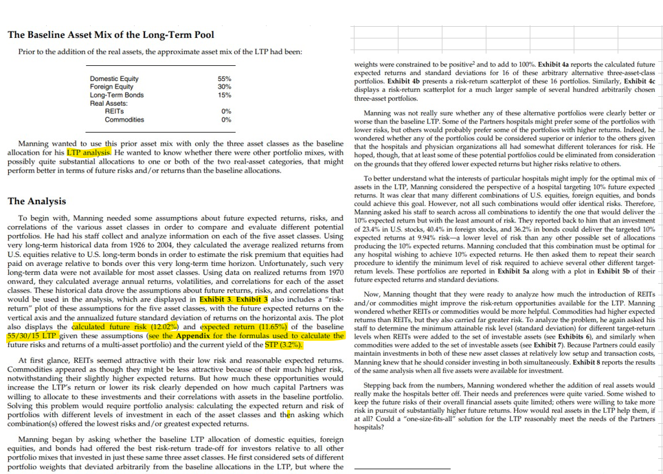 Replicate Exhibit 3 with additional cells below adding in STP and LTP.
