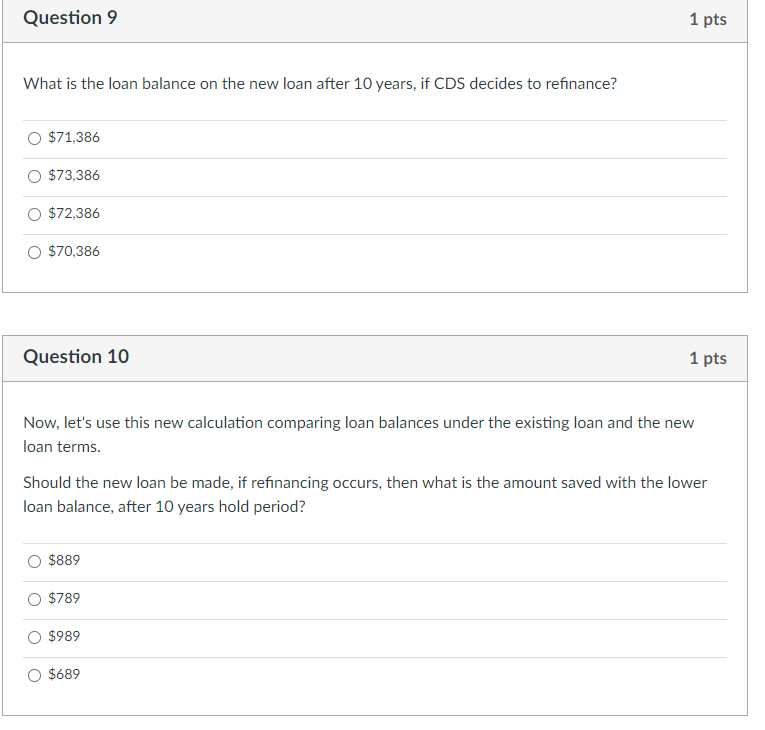 payment). After five years, or in 2020, interest rates fall, and a