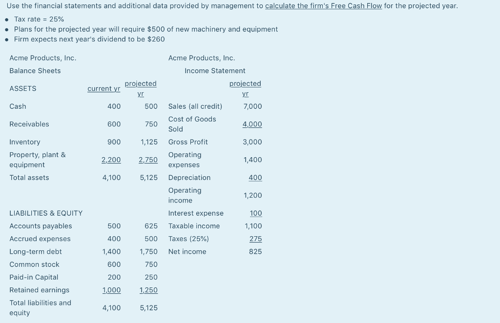 P Please show how you got the answer Use the financial statements
